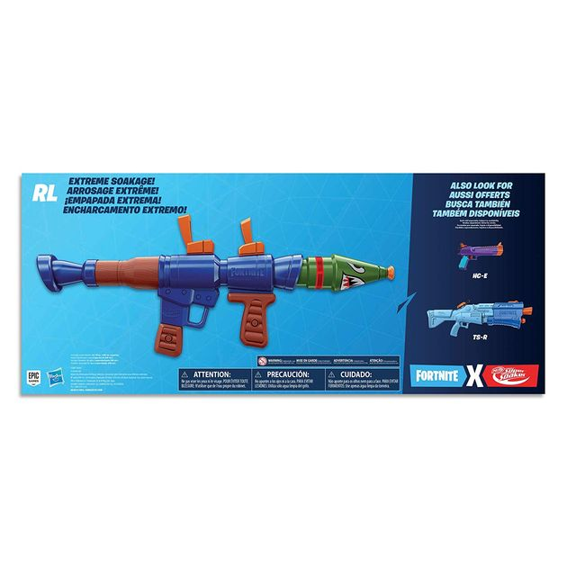 Водный бластер Nerf Fortnite Rl Super Soaker Water Blaster E6874 изображение 2