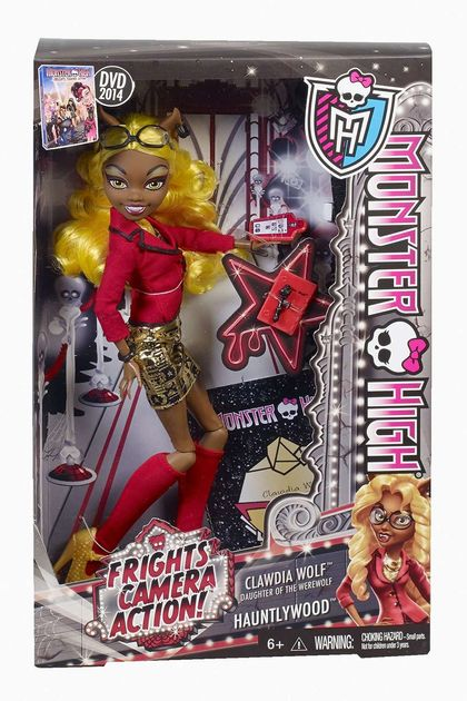 Monster High Клодия Вульф, серия Страх! Камера! Мотор! BDD88