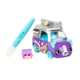 Фото2 Мини-машинка SHOPKINS CUTIE CARS S3 серии "МЕНЯЕМ ЦВЕТ" - СЕЛФИ-СПРИНТЕР (с мини-шоп. и кист.) Каталог