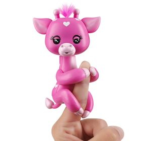 Интерактивная фигурка Фингерлингс Жирафа Луг (розовая) WowWee Fingerlings Giraffe Meadow 3555