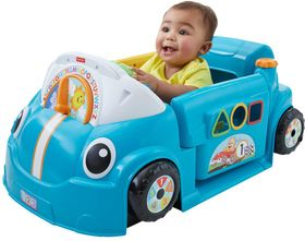 Развивающий центр, машинка, сортер Смейся и учись голубая Fisher-Price Laugh Learn Smart Stages Crawl Around Car изображение 1