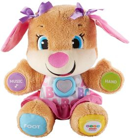 Интерактивная игрушка Сестричка Умного щенка Фишер Прайс Fisher-Price Laugh & Learn Smart Stages Sis изображение 