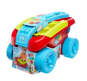 Тележка-каталка-сортер Building Basics Shape Sorting Wagon Building Set Classic