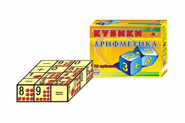 Іграшка кубики Арифметика ТехноК фото 3