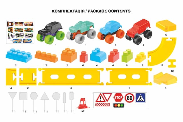 Конструктор дитячий 80 деталей Технок 8461 зображення 2