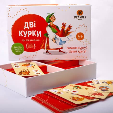 Настольная игра Две курицы Дві Курки изображение 1