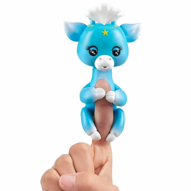 Интерактивная фигурка Фингерлингс Жирафа Lil' G (голубая) WowWee Fingerlings Giraffe Lil' G 3556 изображение 2