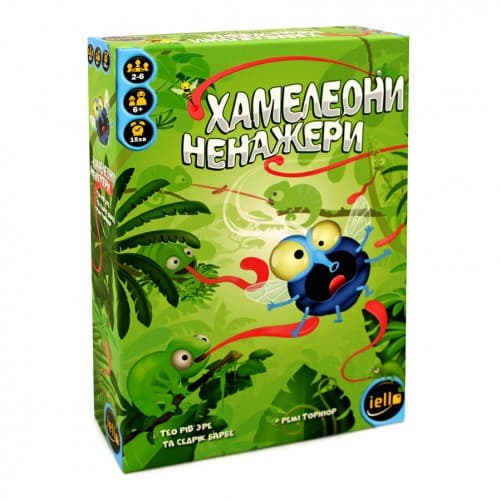 Настольная игра Липкие Хамелеоны/Хамелеони ненажери (укр.версия) Sticky Chameleons