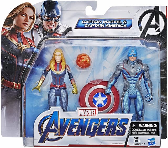 Игровой набор Капитан Марвел и Капитан Америка Avengers Marvel  изображение 1