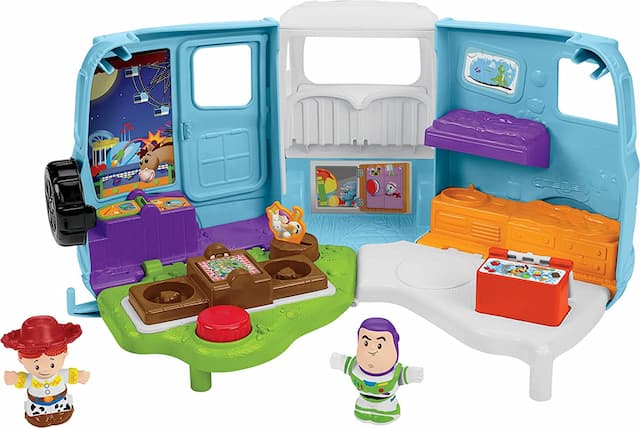 Игровой набор История Игрушек Дом на колесах Фишер Прайс Fisher-Price Little People Toy Story 4 изображение 5
