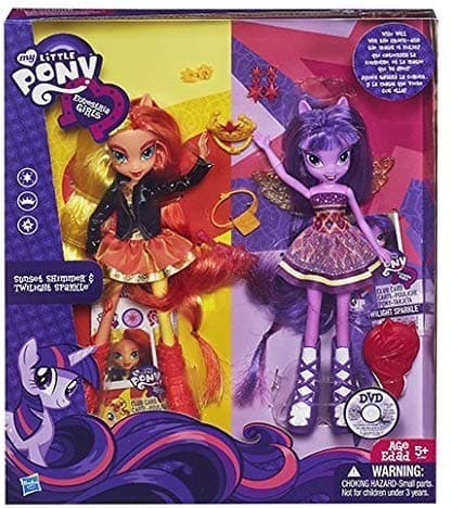 Куклы Май Литл Пони Сансет Шиммер и Твайлайт Спаркл My Little Pony Sunset Shimmer and Twilight Sparkle A3997 изображение 4