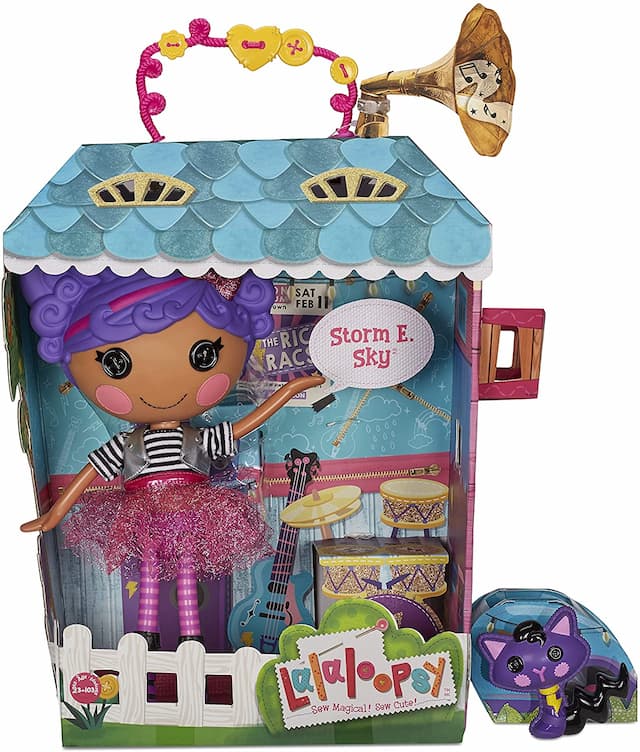 Кукла Лалалупси Сторм Э. Скай с котом Lalaloopsy Doll Storm E. Sky Cool Cat изображение 4