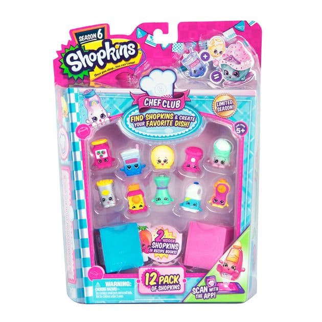 Фото2 Набор фигурок SHOPKINS S6 серии "Шеф-клуб" –  12 ДРУЗЕЙ ШОПКИНС (12 шопкинсов, 2 книги рецептов) Каталог