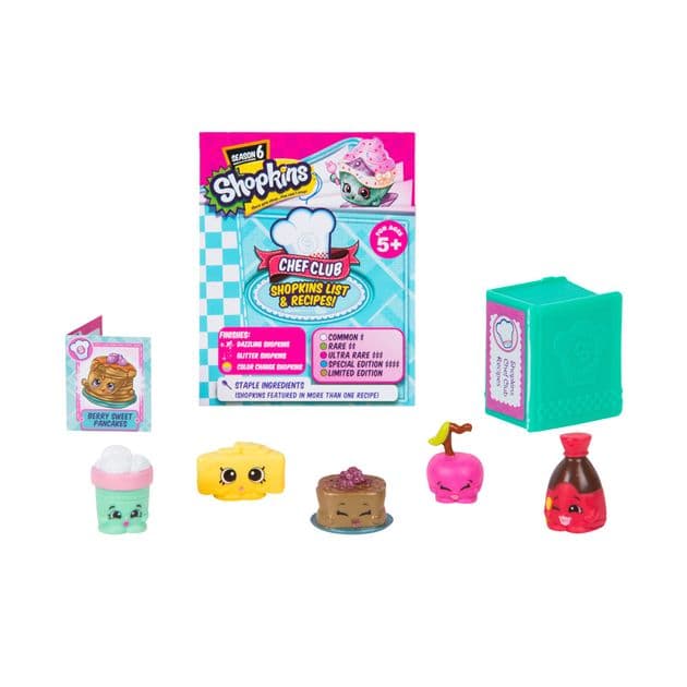 Фото3 Набор фигурок SHOPKINS S6 серии "Шеф-клуб" –  5 ДРУЗЕЙ ШОПКИНС (5 шопкинсов, книга рецептов) Каталог