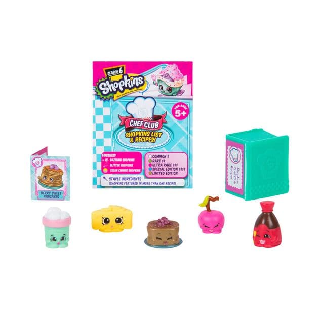 Фото3 Набор фигурок SHOPKINS S6 серии "Шеф-клуб" –  5 ДРУЗЕЙ ШОПКИНС (5 шопкинсов, книга рецептов) Каталог