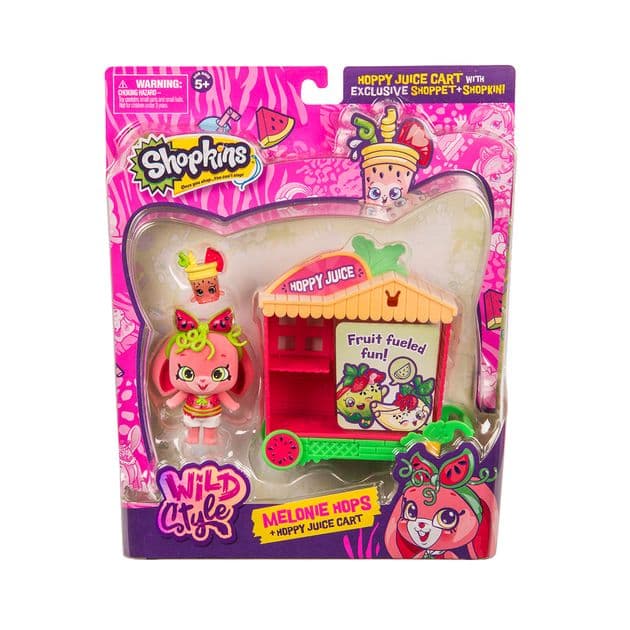 Фото3 Игровой набор SHOPKINS S9 серии "Wild style"- ТЕЛЕЖКА БАННИ (эксклюзивный Шоппетс и шопкинс) Каталог