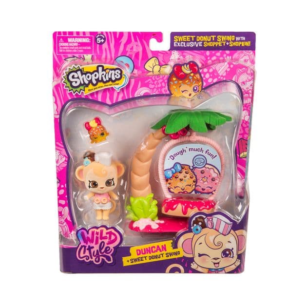 Фото3 Игровой набор SHOPKINS S9 серии "Wild style"- КАЧЕЛИ МАНКИ (эксклюзивный Шоппетс и шопкинс) Каталог