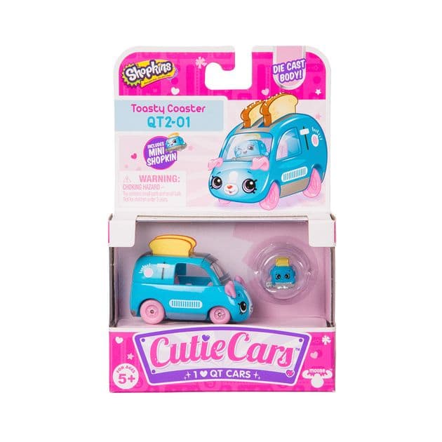 Фото5 Мини-машинка SHOPKINS CUTIE CARS S3 - ТОСТЕР-РОДСТЕР (с мини-шопкинсом) Каталог