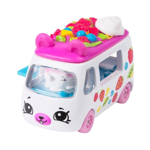 Фото3 Мини-машинка SHOPKINS CUTIE CARS S3 - ФРУКТОВЫЙ РЕЙСЕР (с мини-шопкинсом) Каталог