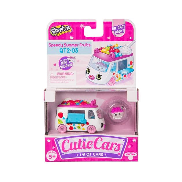 Фото5 Мини-машинка SHOPKINS CUTIE CARS S3 - ФРУКТОВЫЙ РЕЙСЕР (с мини-шопкинсом) Каталог