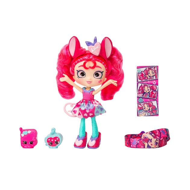 Фото2 Кукла SHOPKINS SHOPPIES S9 серии "Wild style" - ВАЛЕНТИНКА  (с аксессуарами) Каталог