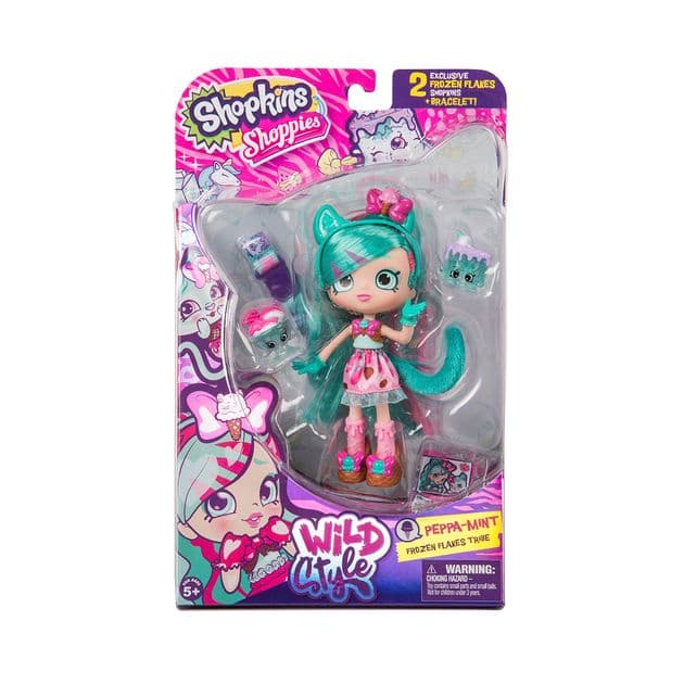 Фото3 Кукла SHOPKINS SHOPPIES S9 серии "Wild style" -  ЗИМНЯЯ МИНТИ (с аксессуарами) Каталог