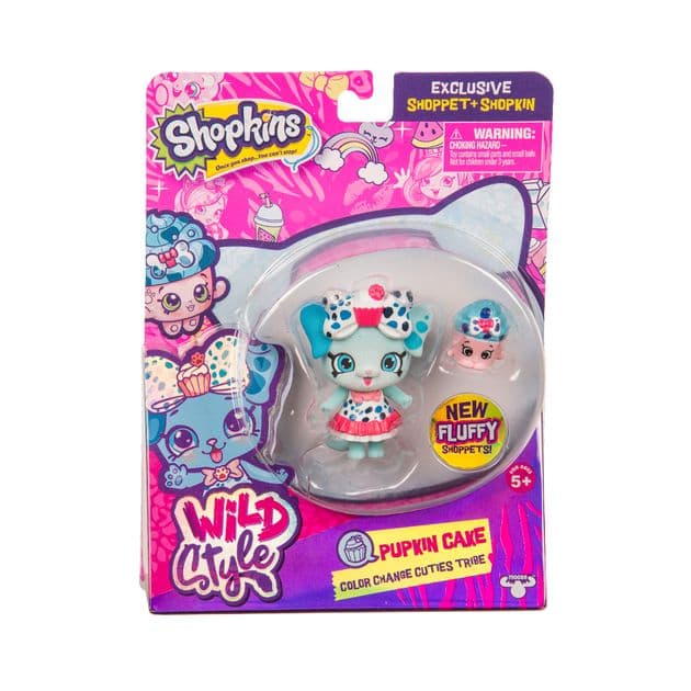 Фото3 Фигурка SHOPKINS SHOPPETS S9 серии "Wild style" – ВЕСЕЛЫЕ ПЯТНЫШКИ (эксклюзивный шопкинс, подставка) Каталог