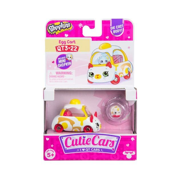 Фото4 Мини-машинка SHOPKINS CUTIE CARS S3 - ОМЛЕТОМОБИЛЬ (с мини-шопкинсом) Каталог