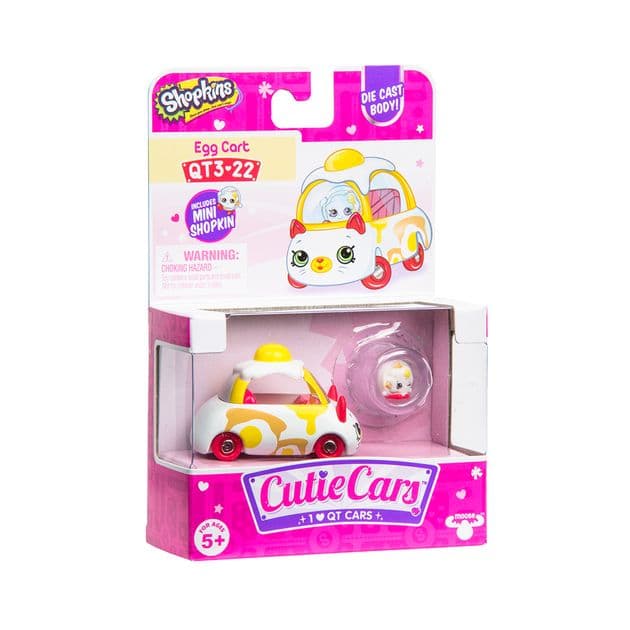 Фото5 Мини-машинка SHOPKINS CUTIE CARS S3 - ОМЛЕТОМОБИЛЬ (с мини-шопкинсом) Каталог