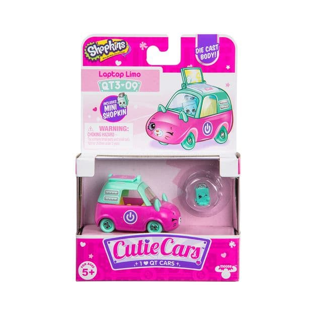 Фото4 Мини-машинка SHOPKINS CUTIE CARS S3 - НОУТ-ВРУМ (с мини-шопкинсом) Каталог