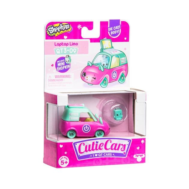 Фото5 Мини-машинка SHOPKINS CUTIE CARS S3 - НОУТ-ВРУМ (с мини-шопкинсом) Каталог