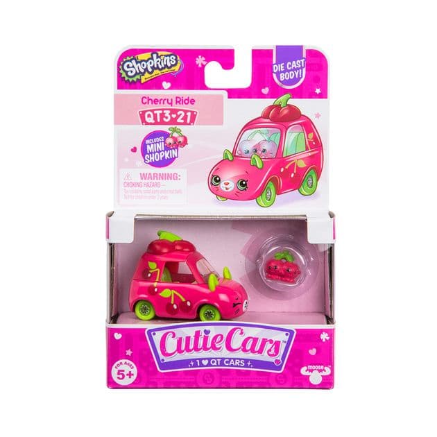 Фото4 Мини-машинка SHOPKINS CUTIE CARS S3 - ВИШНЕВЫЙ ВЕН (с мини-шопкинсом) Каталог