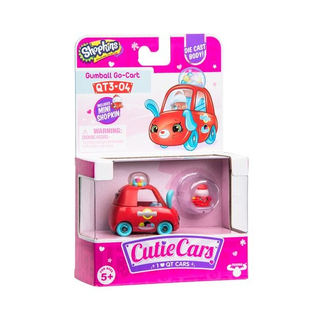 Фото5 Мини-машинка SHOPKINS CUTIE CARS S3 - БАБЛИ-КАР (с мини-шопкинсом) Каталог