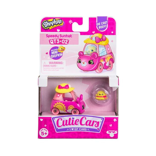Фото4 Мини-машинка SHOPKINS CUTIE CARS S3 -ДАМА-ПАНАМА (с мини-шопкинсом) Каталог