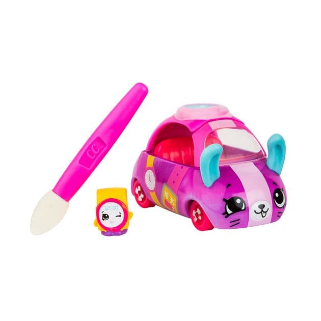 Фото2 Мини-машинка SHOPKINS CUTIE CARS S3 серии "МЕНЯЕМ ЦВЕТ" - ТИК-ТАК (с мини-шопкинсом и кисточкой) Каталог