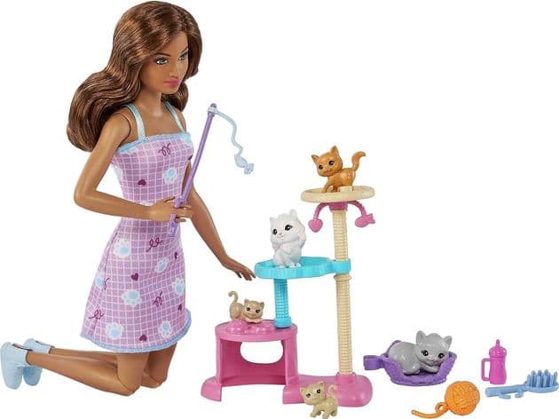 Barbie Kitty Condo Doll and Pets Playset