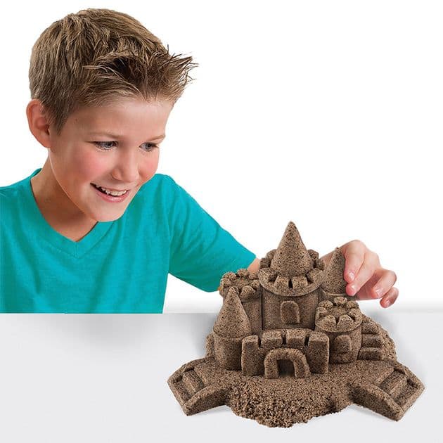 Фото4 Песок для детского творчества - KINETIC SAND BEACH (натуральный цвет, 1 360 г) Каталог