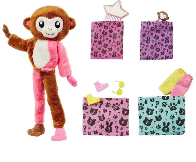 Барбі в костюмі Мавпочки Barbie Jungle Series Monkey Costume зображення 1