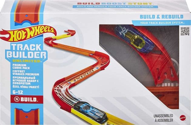 Hot Wheels Track Builder Unlimited Playset Premium Curve Pack зображення  5