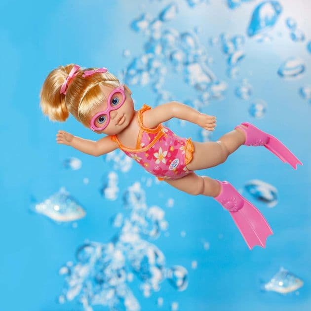 Фото7 Интерактивная кукла MY LITTLE BABY BORN - УЧИМСЯ ПЛАВАТЬ (32 см, с аксессуарами, плавает в воде) Каталог