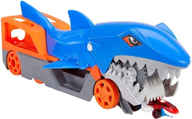 Игровой набор транспортер акула Hot Wheels Shark Chomp Transporter изображение 6