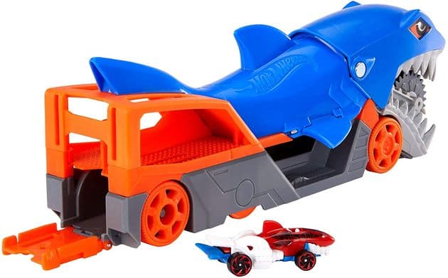 Игровой набор транспортер акула Hot Wheels Shark Chomp Transporter изображение 