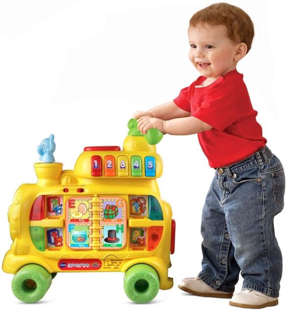 Алфавитный поезд ходунки каталка VTech Sit-to-Stand Alphabet Train изображение 1