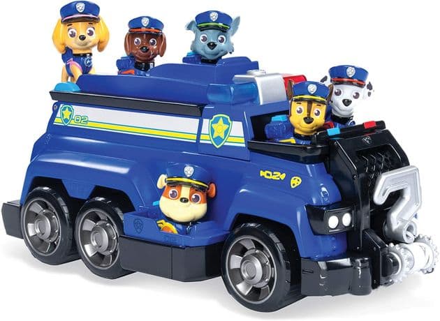 Автомобиль Чейза с 6 щенками Щенячий Патруль Paw Patrol Chase’s Total Team Rescue Police Cruiser изображение 4