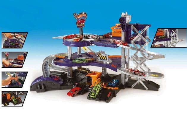 Фото2 Детский автотрек Хот Вилс Мега гараж, Mattel Hot Wheels Mega Garage Playset Хот вилс купить