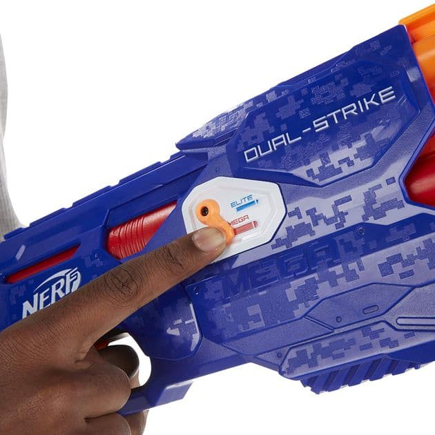 Бластер Нерф Элит Двойной выстрел Nerf N-Strike Elite DualStrike Blaster B4619 фото 3