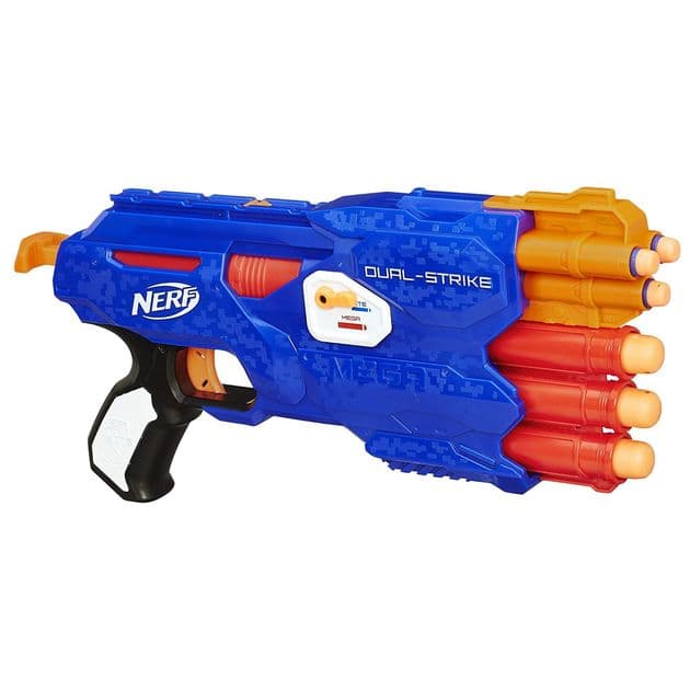 Бластер Нерф Элит Двойной выстрел Nerf N-Strike Elite DualStrike Blaster B4619 фото 4