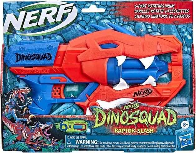 Бластер Нерф Дино Диносквад Раптор - Слэш Nerf DinoSquad Raptor-Slash изображение 1