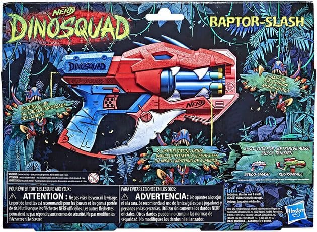 Бластер Нерф Дино Диносквад Раптор - Слэш Nerf DinoSquad Raptor-Slash изображение 5