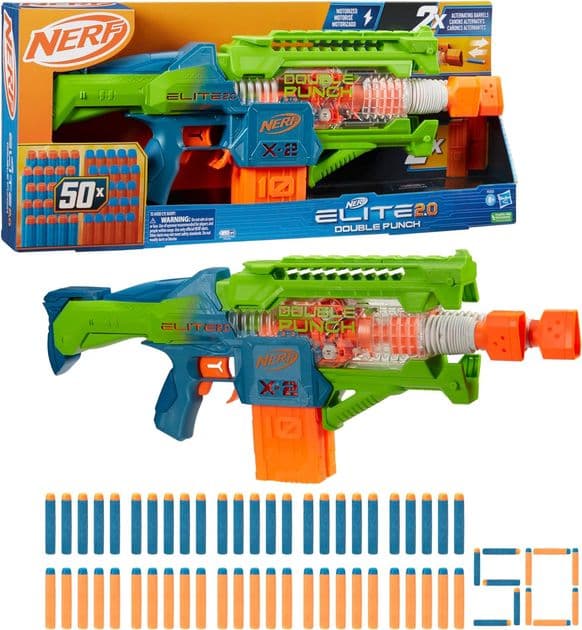 Бластер Нерф Элит Двойной удар Nerf Elite 2.0 Double Punch